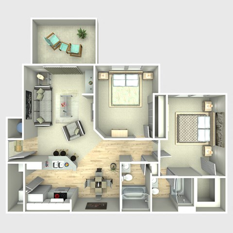 1767 Hermitage Blvd 1-3 Beds Apartment for Rent - Photo Gallery 31